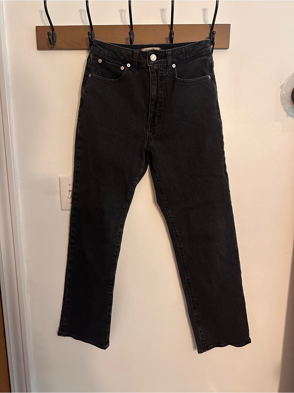 Madewell Black Cropped Ankle Jeans - Picture 1 of 1